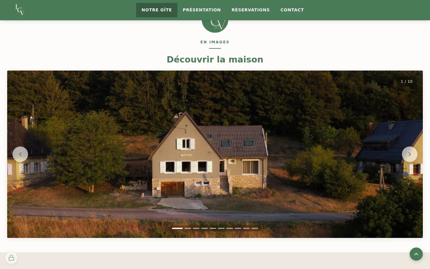 Capture du site La Charbonnière du Vercors